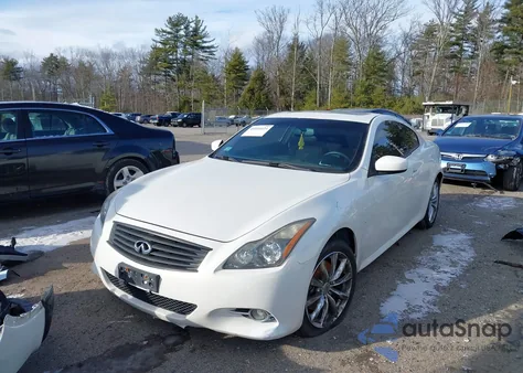 2013 Infiniti G37X z USA, uszkodzony, nr VIN JN1CV6EL2DM983091